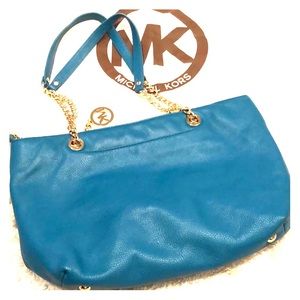 Michael Kors teal purse